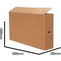 Paket.ag Versandkarton Stabiler E-Bike Karton(180 x 35 x 100cm, 2-wellig)Großer Fahrradkarton