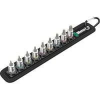 Belt A3 Sechsrund HF Zyklop Bitnuss-Satz, 9-teilig, Steckschlüssel schwarz/silber, 1/4"-Antrieb