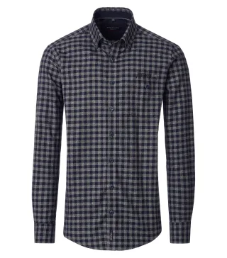 CASAMODA - Freizeithemd blau - Gr. - XL