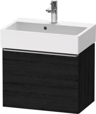 Duravit D-Neo Waschtischunterbau wandhängend Eiche Schwarz Matt 584x372x440 mm - DE4229070160000 DE4229070160000