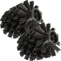 WENKO Badaccessoire-Set Ersatz-WC-Bürstenkopf 2er-Pack, Uni
