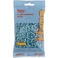 Hama Bügelperlen Hama Bügelperlen – Türkis, Midi 5 mm (1000 Stk)