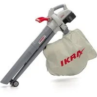 Ikra Akku-Laubsauger Ikra Akku-Laubsauger/-bläser ICBV 2/20 inkl. Akku, Mit Akku + Ladegerät