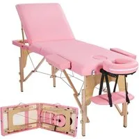 Yaheetech Massageliege, 3 Zonen Mobile Massagebett Faltbar