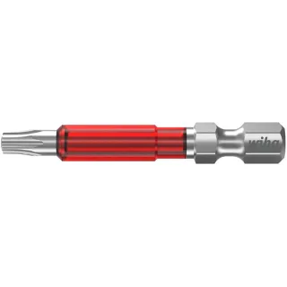 Wiha Bit Set TY-Bit 49 mm TORX (T25) 5-teilges Set 1/4 zoll E6,3 in Box - 6 Stück - 42131