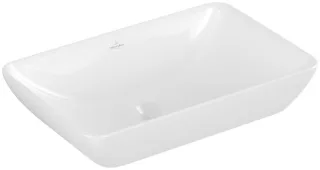 Villeroy & Boch Halbeinbau-Aufsatzwaschtisch Venticello, 41135501, B: 550, T: 360mm, 41135501