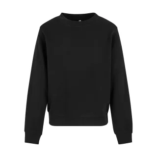 Urban Classics - Sweatshirt Rundhalsausschnitt für Mädchen (Schwarz)
