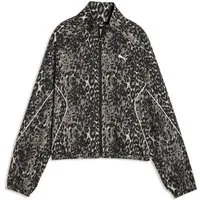 PUMA Trainingsjacke PUMA Sport Relaxed Animal Printed Full-Zip Jacke Damen