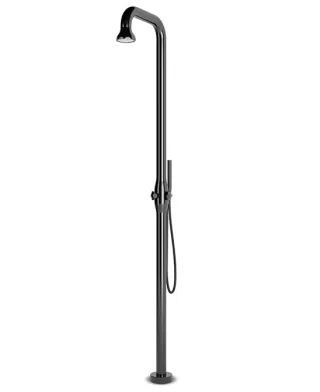 JEE-O Bloom Shower 01 freistehende Dusche, PVD gun metal, 600-6216 600-6216