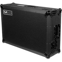 UDG Koffer, Ultimate Flightcase Pioneer DDJ-FLX10 Black Plus Laptop Shelf+Wheels