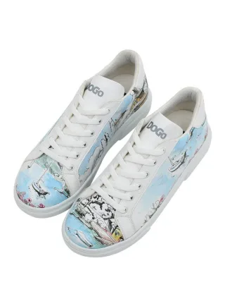 DOGO Sneaker "Ace Low-Top Sneaker Best Of Tweety And Sylvester Black Damen" Handgefertigt