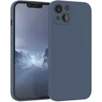 EAZY CASE Handyhülle für Apple iPhone 13 Hülle Silikon 6,1 Zoll, Handy Softcase mattierte Silikonhülle Back Cover Soft Blau / Petrol