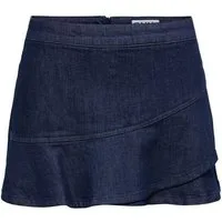 ONLY Jeansrock (1-tlg) Wickel-Design