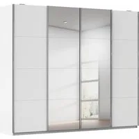 rauch Schwebetürenschrank Kleiderschrank Schrank Garderobe Wäscheschrank Ankleide SYNCRONO (Mitteltüren öffnen parallel, Breiten 271/316/361 cm Höhen 211/230 cm) Mitteltüren mit praktischer Synchron-Öffnung MADE IN GERMANY