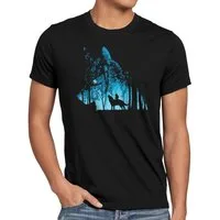 style3 T-Shirt mononoke ghibli miyazaki hayao hime prinzessin san ashitaka yakul joe