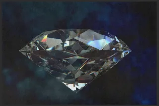 Fussmatte Diamant 10393 | Größe: 60 cm x 45 cm