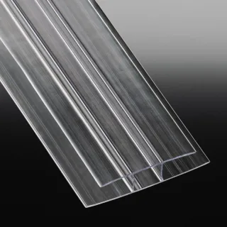 Polycarbonat H-Profil | Transparent