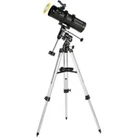BRESSER Teleskop Pluto 114/500 EQ3 Spiegelteleskop mit Smartphone-Adapter & Sonnenfilt…