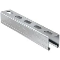 Montageschiene FUS 41/2,5, Verbinder 2 Meter, verzinkt