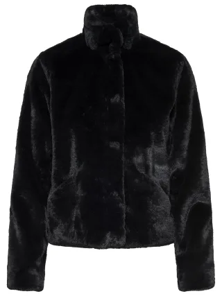 ONLY - ONLNEWVIDA FAUX FUR JACKET OTW CC Black - Gr. - L