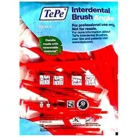 TePe Interdentalbürsten TePe Angle Interdentalbürsten rot 0,5 mm Multipack 25 Stück im Beutel