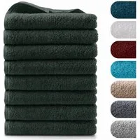 BARBONS Handtücher Set – 8-tlg Handtuch Set 50 x 100 cm für Badezimmer, Gäste & Alltag, (8-St), Walkfrottee, 100% Baumwolle, saugstark, weich