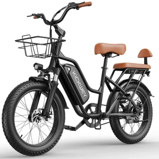 [EU DIRECT] KICKWEY LD20 Electric Bike 48V 20Ah 750W Recommended Top Speed 25KM/H 20x3 Inch Tire 80KM Mileage 150kg Max