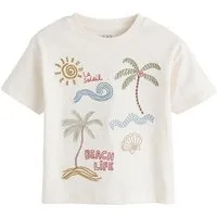 Next T-Shirt T-Shirt mit Applikation (1-tlg)
