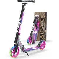 Apollo Cityroller City Scooter - Phantom Pro - Klappbarer City Roller für Kinder, Höhenverstellbar - Tretroller für Erwachsene - Roller