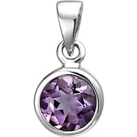 JOBO Kettenanhänger Anhänger mit Amethyst, 925 Silber