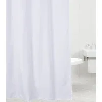 Sanilo Duschvorhang Weiß 180 x 200 cm, 100% wasserdicht, Anti-Schimmel-Effekt, hochwertige Qualität