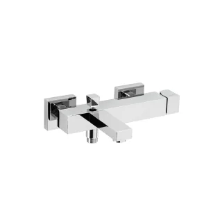 Herzbach neo castell Wannenarmatur aufputz, Chrom, 12.221500.1.01 12.221500.1.01