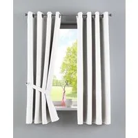 Gardinenbox Verdunkelungsvorhang (2 St), Ösen, verdunkelnd, Polyester, »NewYork« Thermo-Gardinen Blackout 201920600-2