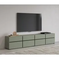 OTTO home Lowboard Cross,Breite 225 cm, moderne grifflose TV-Kommode, Breite 225 cm, TV-Schrank mit viel Stauraum, TV-Board