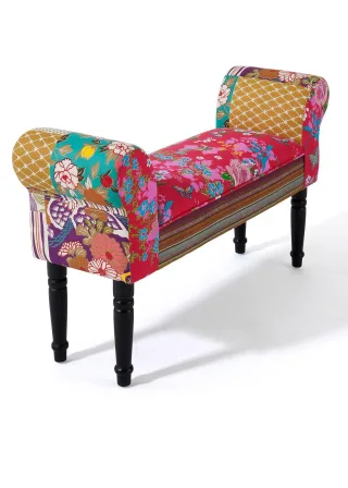 bonprix Polsterbank, pink , Gr.54x102 cm, Gepolsterte Bank in tollem Design