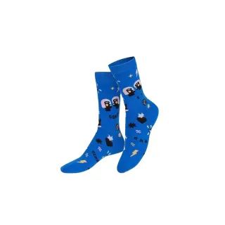 eat my socks - Socken - Sternzeichen Zwillinge blau - Gr. - OS