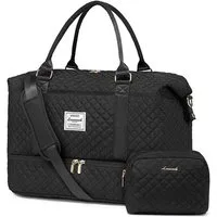 LuxusKollektion Reisetasche Reisetasche Damen Sporttasche Groß mit Schuhfach Nassfach Weekender