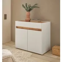 Home affaire Kommode GiRON/CiTY, Schrank in vier Farben, modernes Sideboard, Kommode, in zwei Farben erhältlich, 2 Türen, 1 Schubkasten, 80 cm breit