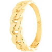 Suzan Gold Goldring 375er Gold Ring – Figaro-Bandring, elegantes Geschenk, Gelbgold 375