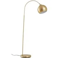 Lindby Stehlampe Moisia, Metall, Gold / Messing IP20, 1 x 15 W LED