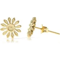 Made by Nami Ohrstecker-Set Blumen aus Chirurgischem Edelstahl in Silber oder Gold, Geschenke für Frauen Wasserfester Schmuck Minimalistischer Schmuck
