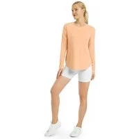 G4Free Langarmshirt Damen Langarmshirt UPF 50+ Atmungsaktiv Trainingsshirt UPF 50+ UV-Schutz,Schnelltrocknend,Atmungsaktiv, Hohe Seitenschlitze