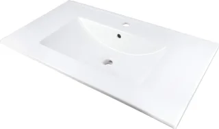 Neuesbad Serie 100 Waschbecken Weiß Einbau 815x470MM NB1DECTU648M1