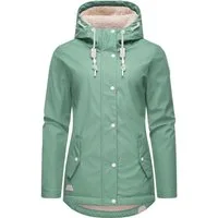 Ragwear Regenjacke Marge warm gefütterter Damen Winter Regenmantel
