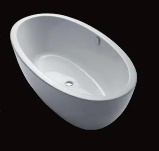 Repabad Ferrara 180/85 F freistehende Badewanne, L: 1900, B: 945, H: 600 mm, weiss 31520W