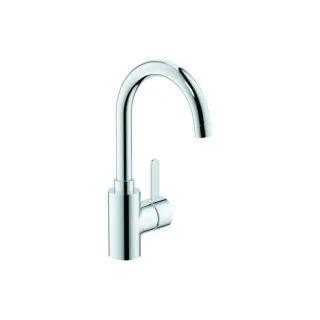 Grohe Eurosmart Cosmopolitan Waschtischarmatur 23933001 L-Size, Ablaufgarnitur, glatter Köper, chrom