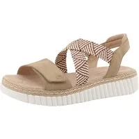 TOM TAILOR Senta Riemchensandale Sandalette, Sommerschuh mit schönem Muster