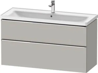 Duravit D-Neo Waschtischunterbau wandhängend Betongrau Matt 1184x452x625 mm - DE4391010070000 DE4391010070000
