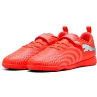 PUMA FUTURE 9 PLAY IT V JR Fußballschuh für Halle und Straße, leichtes Obermaterial aus Synthetik