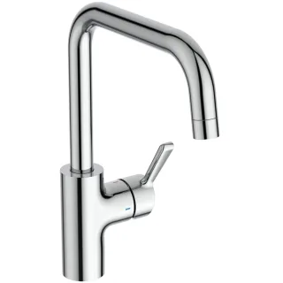 Ideal Standard Küchenarmatur Ceralife Ausladung 215mm U-Auslauf Chrom, BE240AA BE240AA